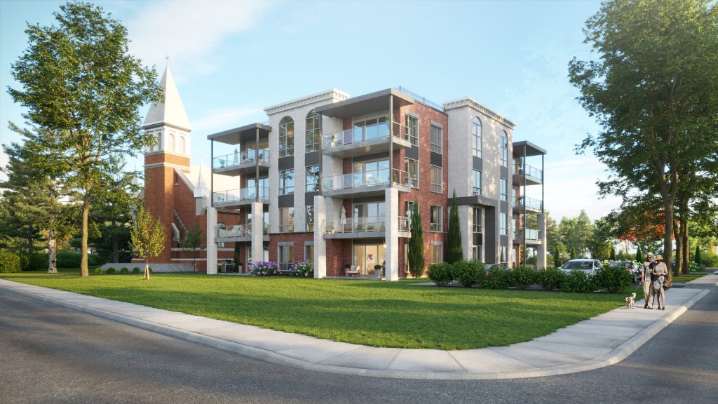 Vue extérieure de l'immeuble Nadeau